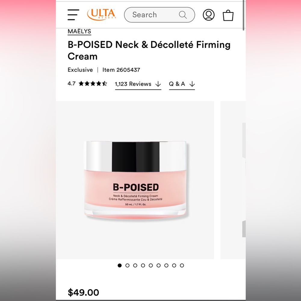 B-Poised Neck & Décolleté Firming Cream